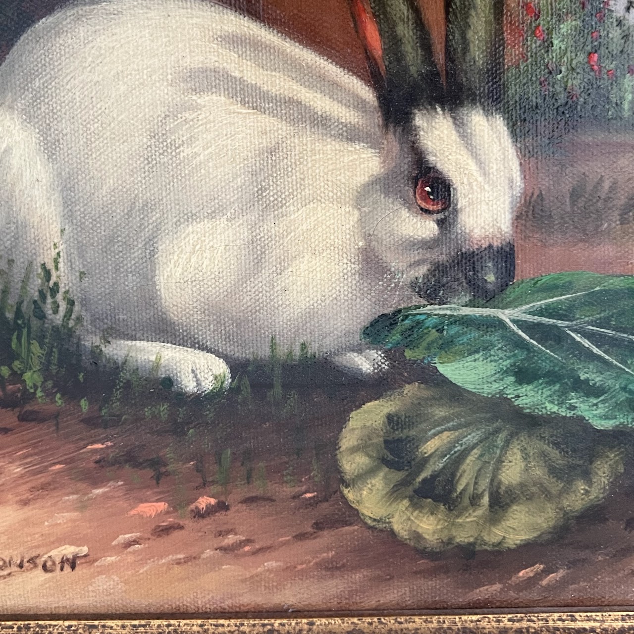 Buronson Rabbit Oil Painting #2