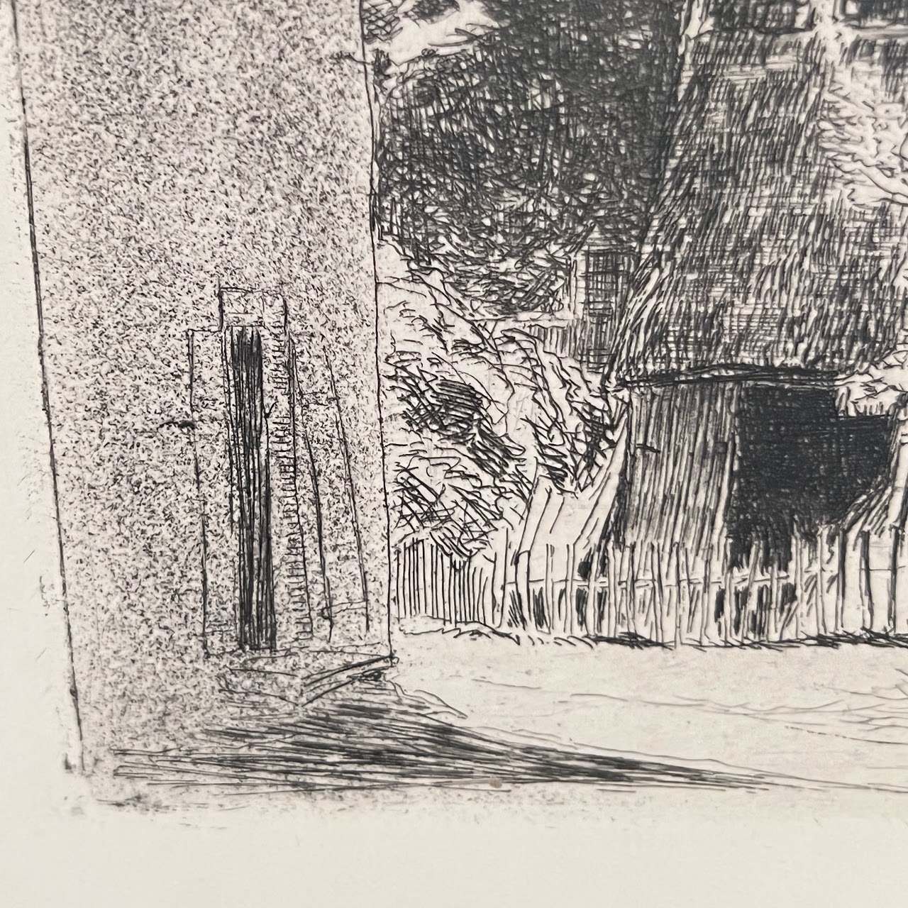 Sion Longley Wenban Drypoint Etching Pair