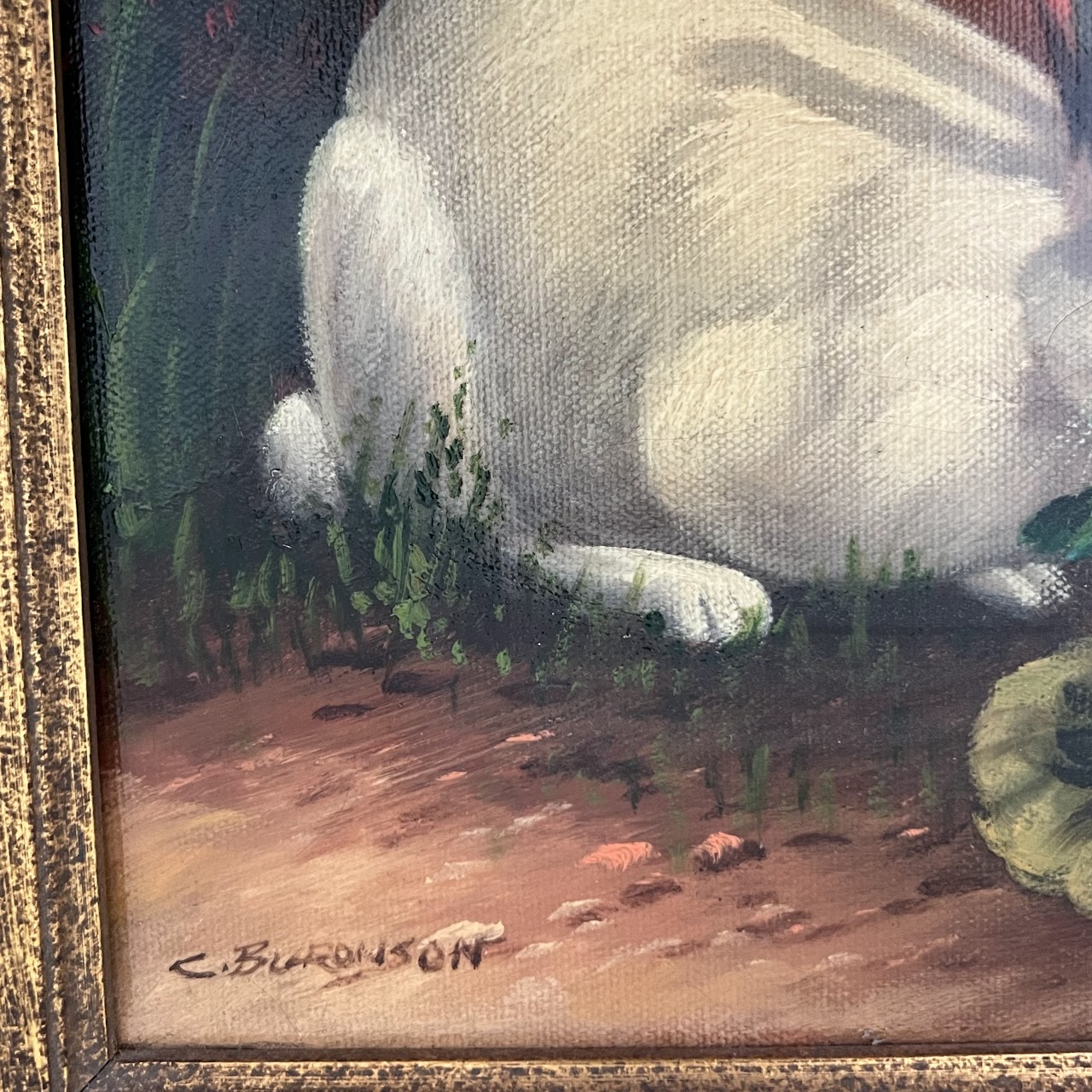 Buronson Rabbit Oil Painting #2