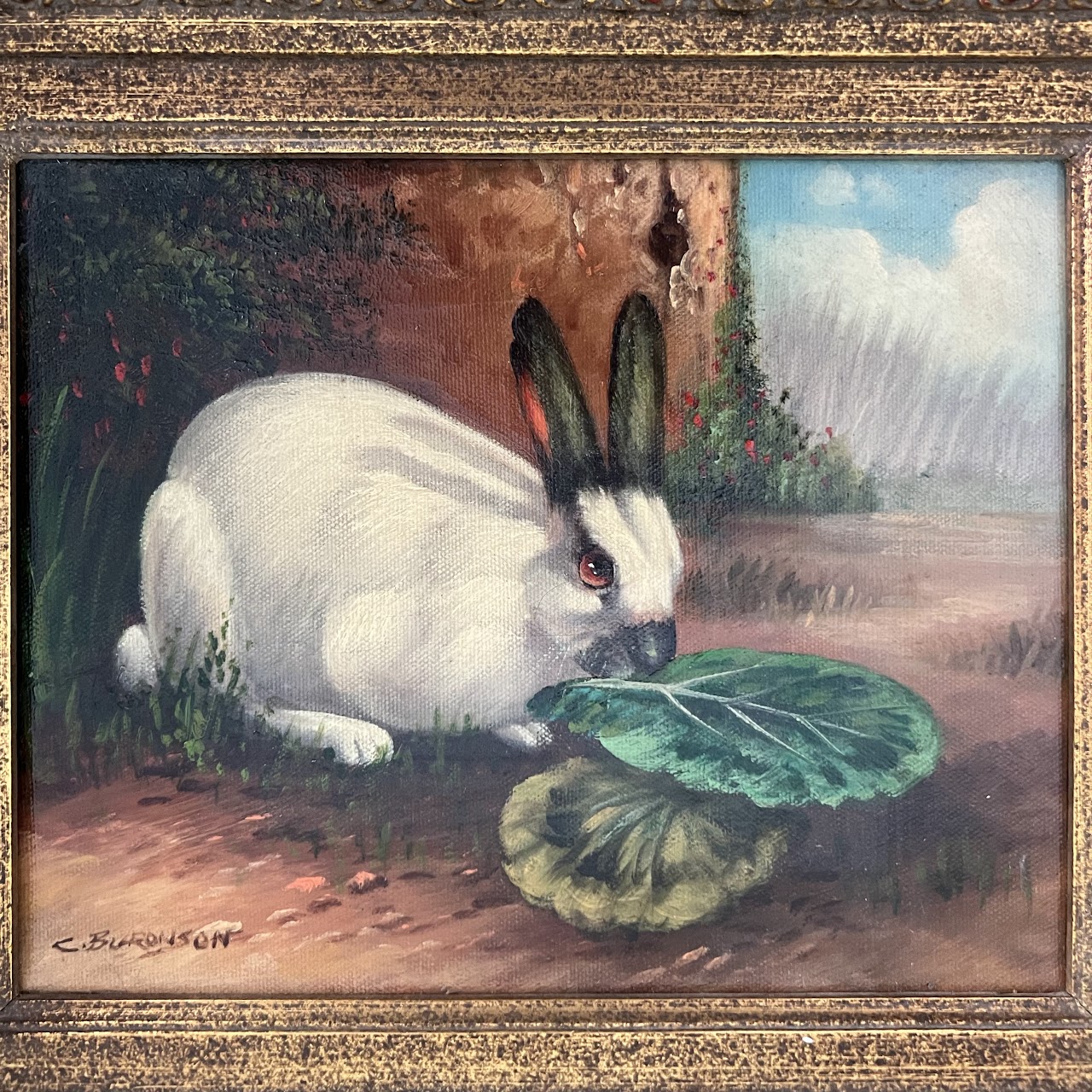 Buronson Rabbit Oil Painting #2