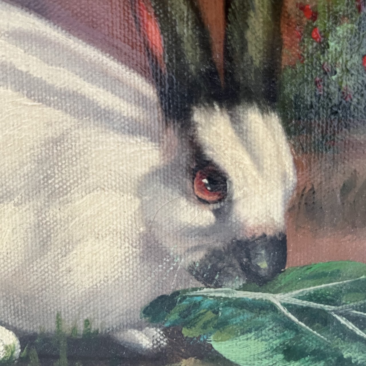 Buronson Rabbit Oil Painting #2