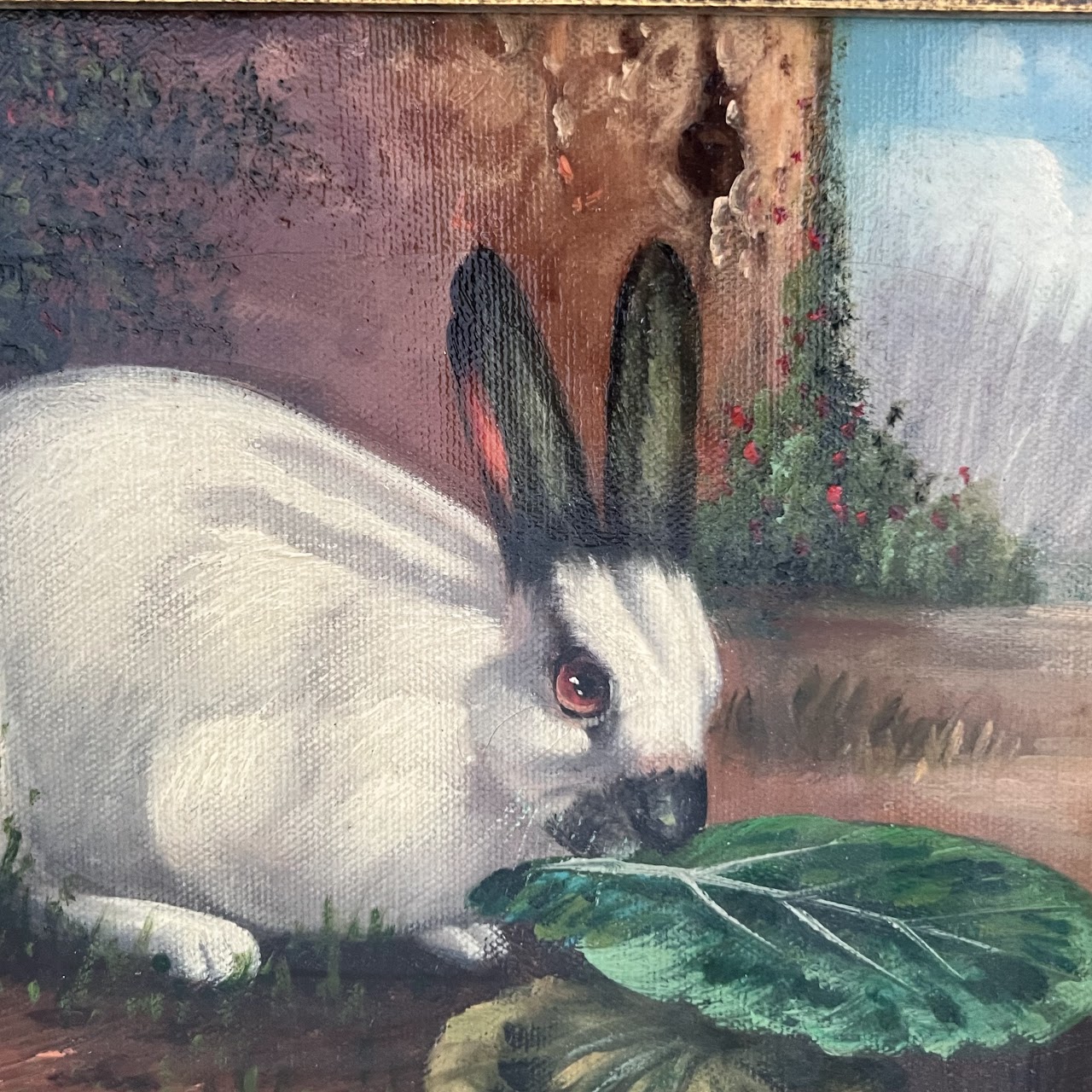 Buronson Rabbit Oil Painting #2