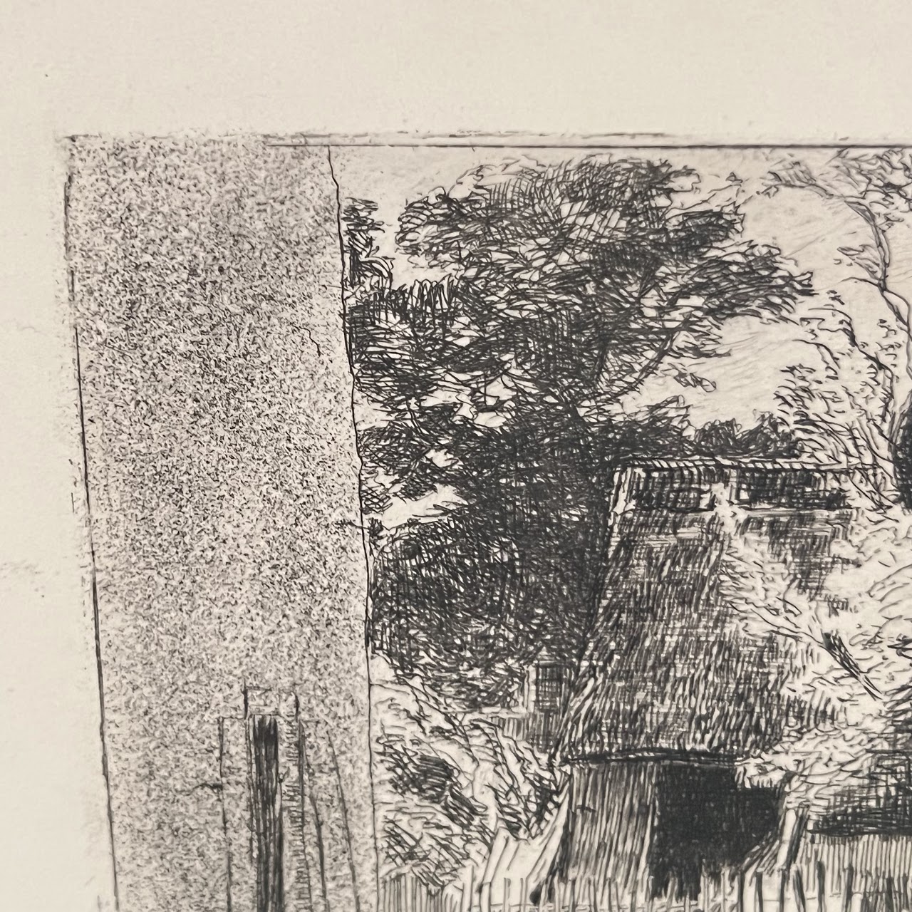 Sion Longley Wenban Drypoint Etching Pair