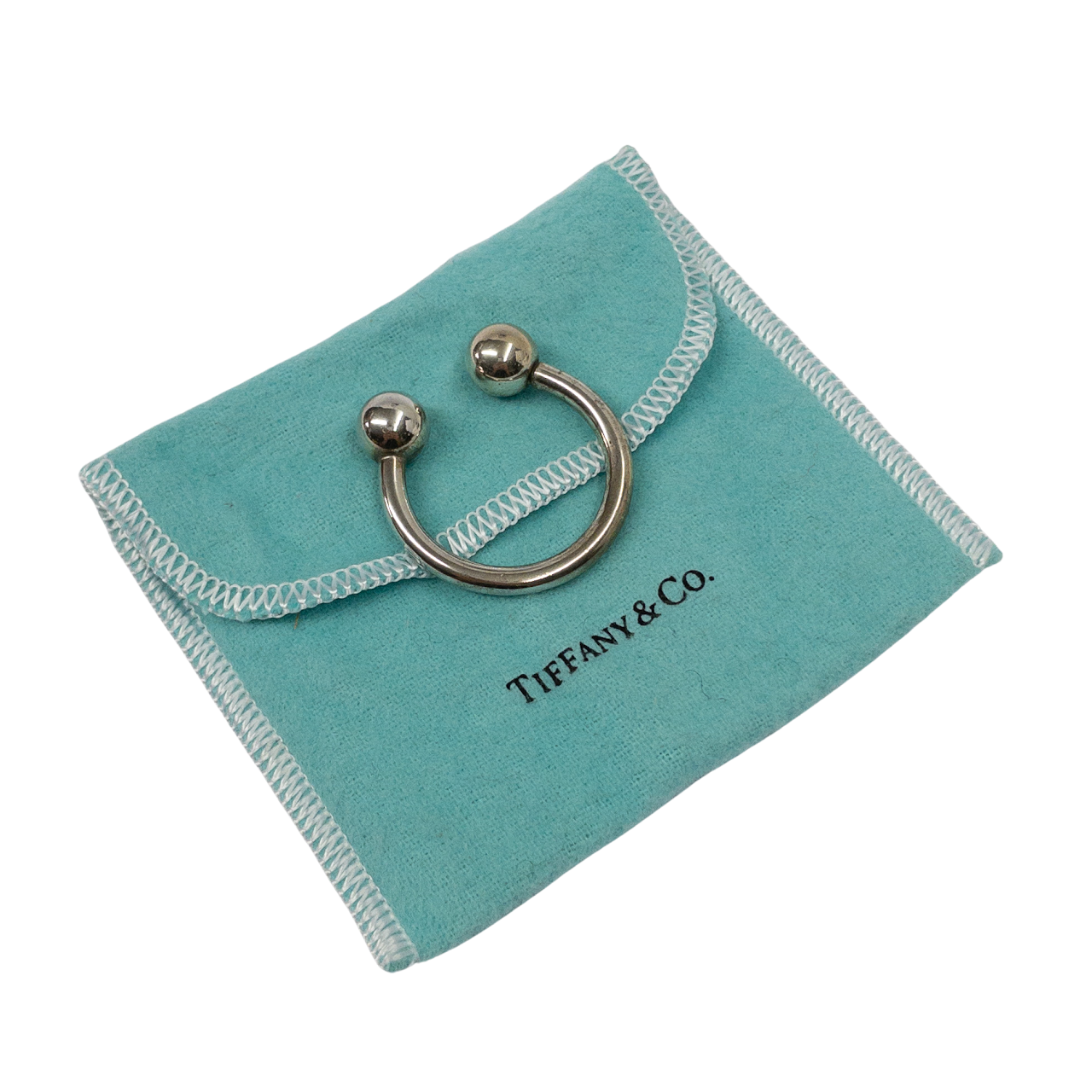 Tiffany & Co. Sterling Silver Key Ring