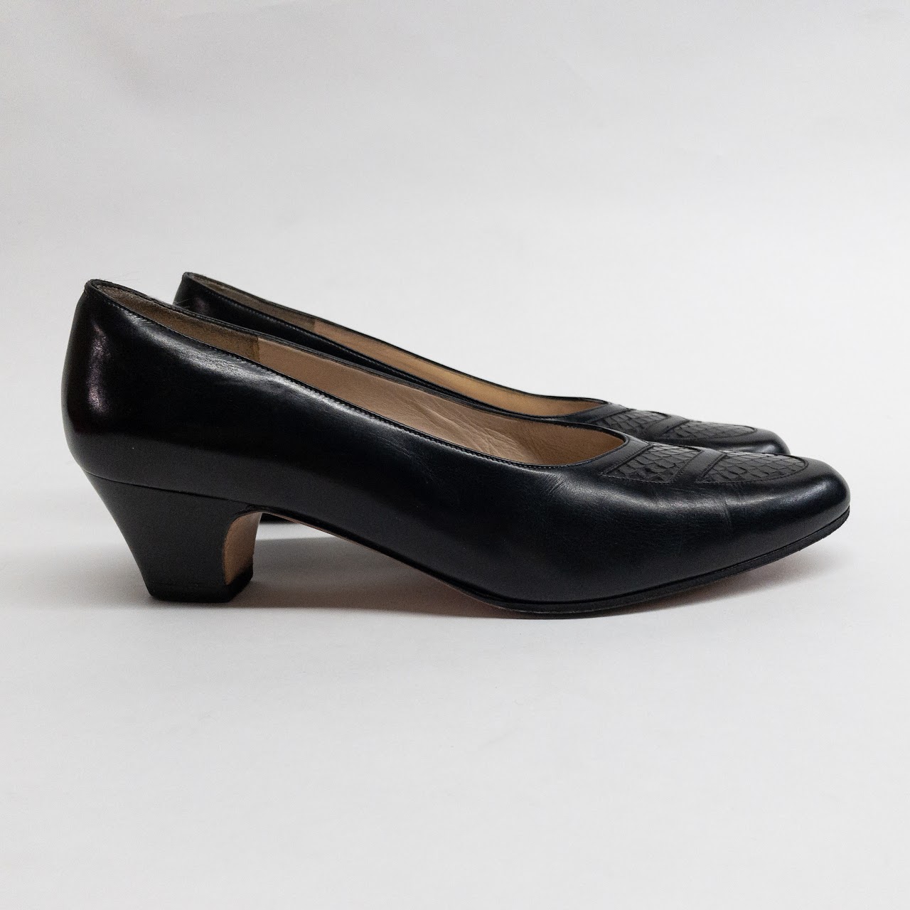 Salvatore Ferragamo Intero Low Heel Pumps