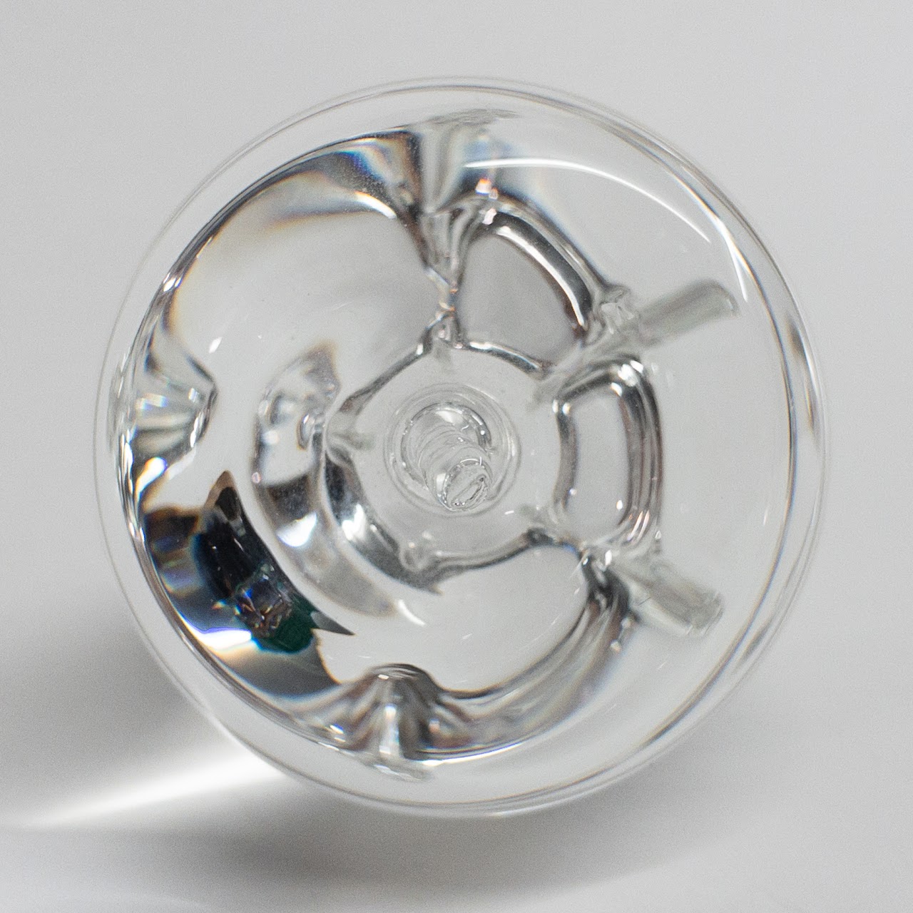 Steuben Crystal Apple Paperweight