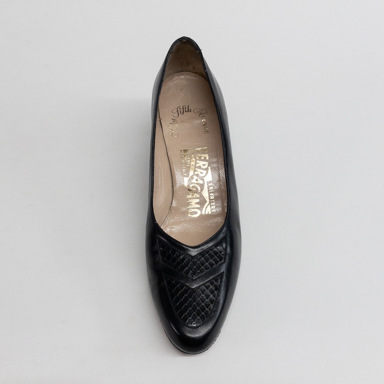 Salvatore Ferragamo Intero Low Heel Pumps