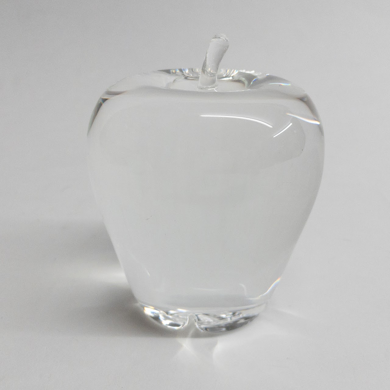 Steuben Crystal Apple Paperweight