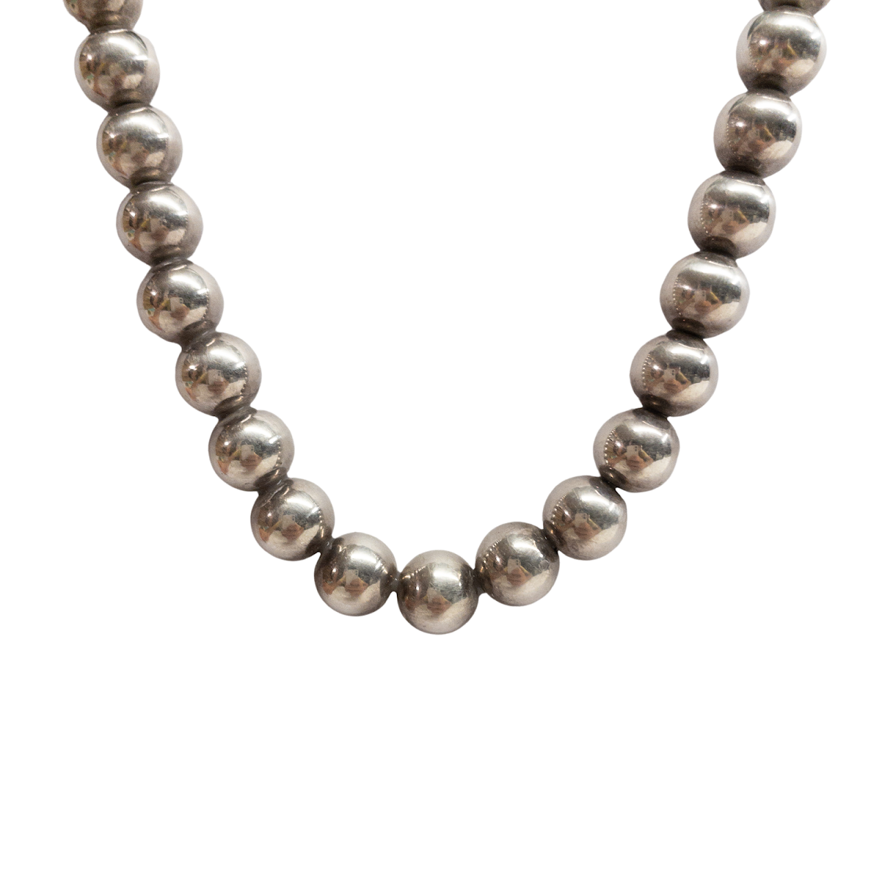 Tiffany & Co. Sterling Silver HardWear Ball Strand Necklace