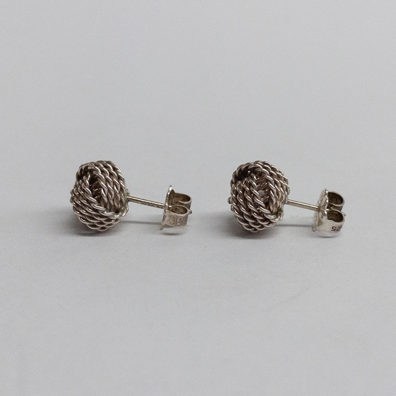 Tiffany & Co.Sterling Silver Twist Knot Earrings