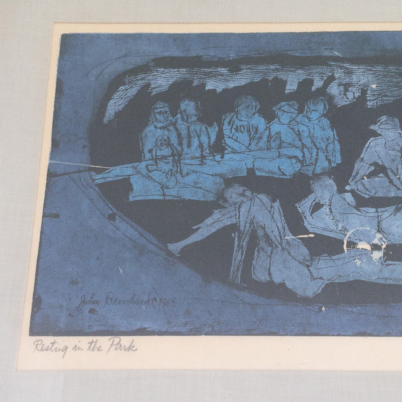 John Bernhardt Signed Lithograph