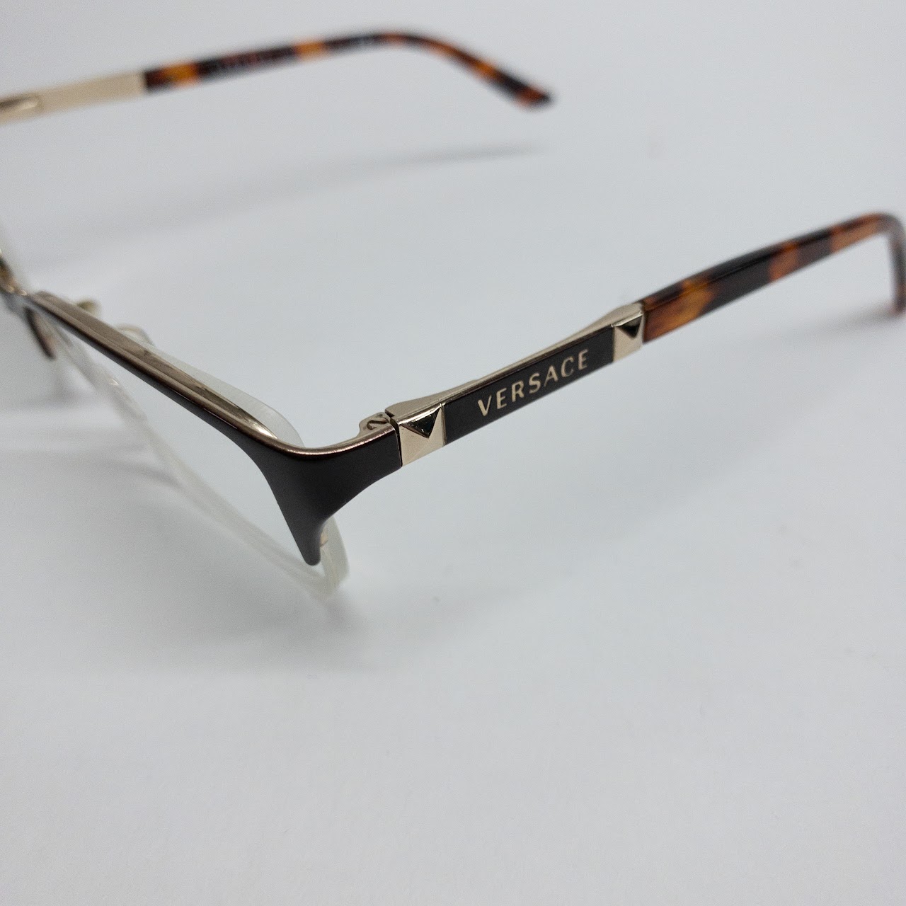 Versace R/X Half Rim  Eyeglasses