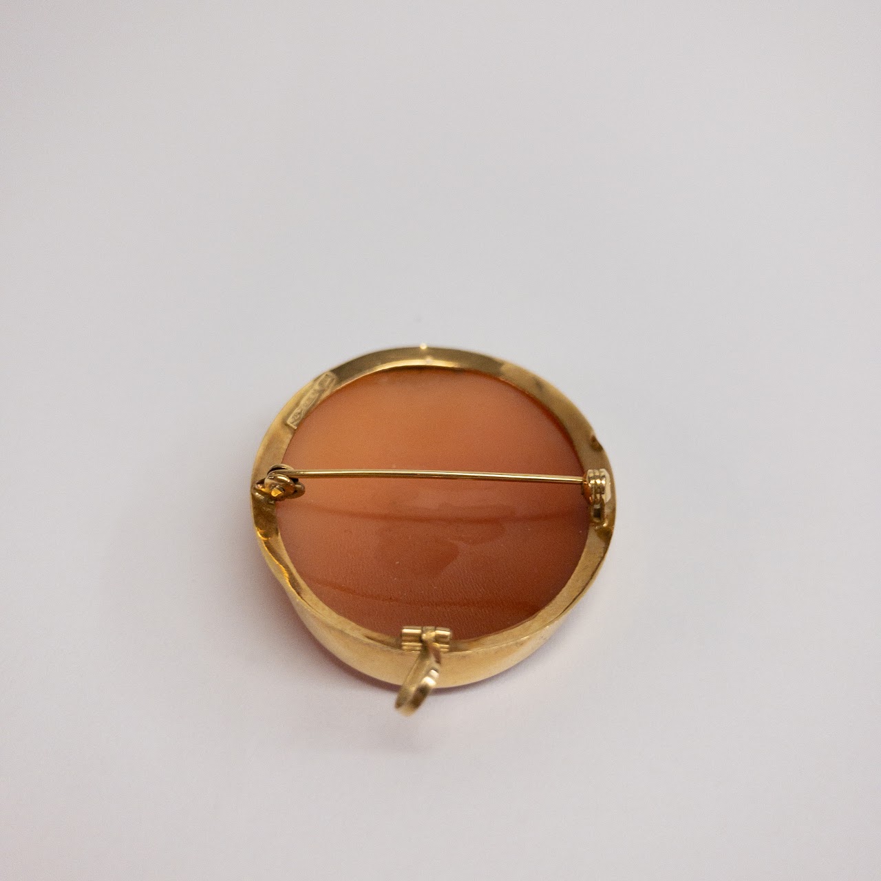 18K Gold Dancing Cameo Convertible Brooch