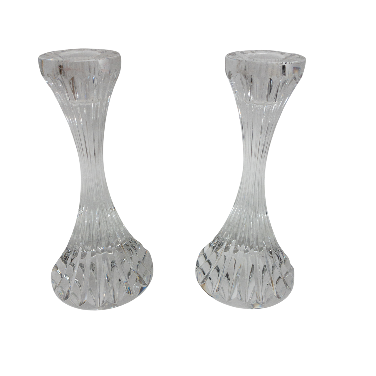 Baccarat Crystal Candlestick Pair