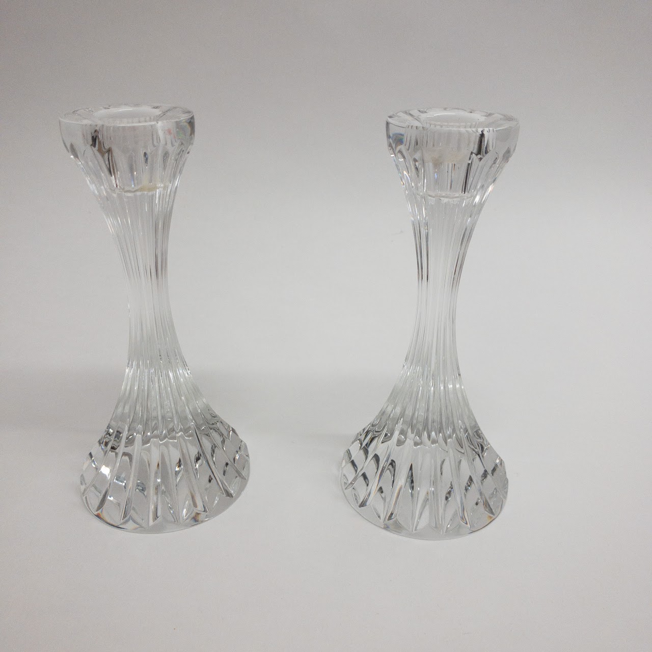 Baccarat Crystal Candlestick Pair