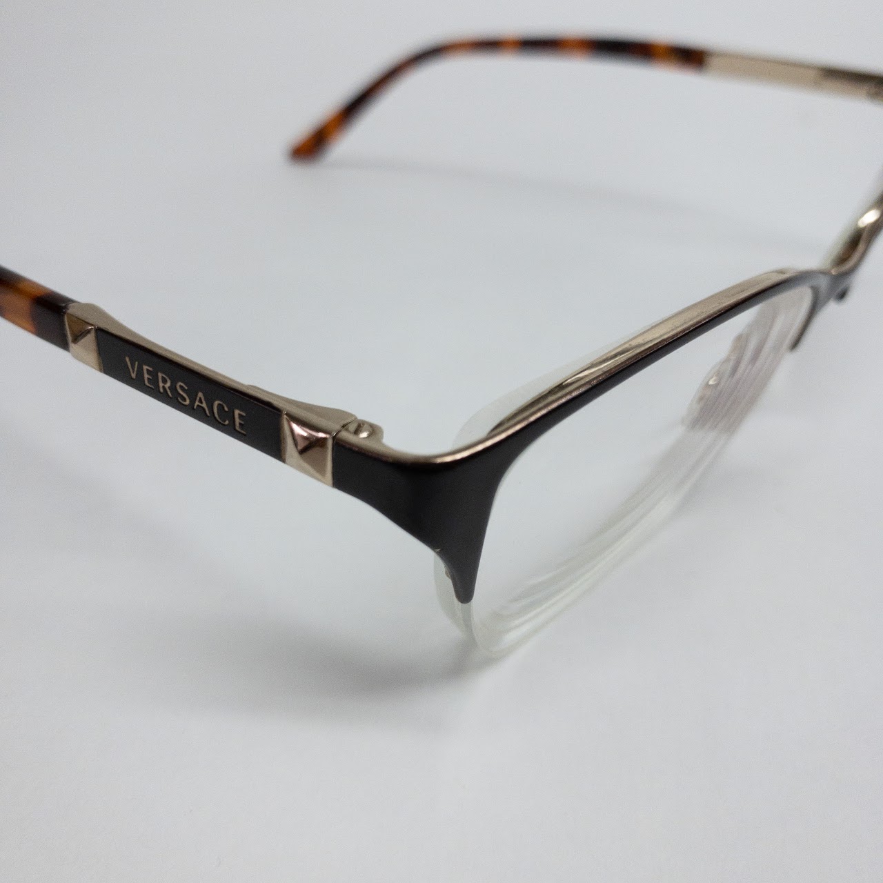 Versace R/X Half Rim  Eyeglasses