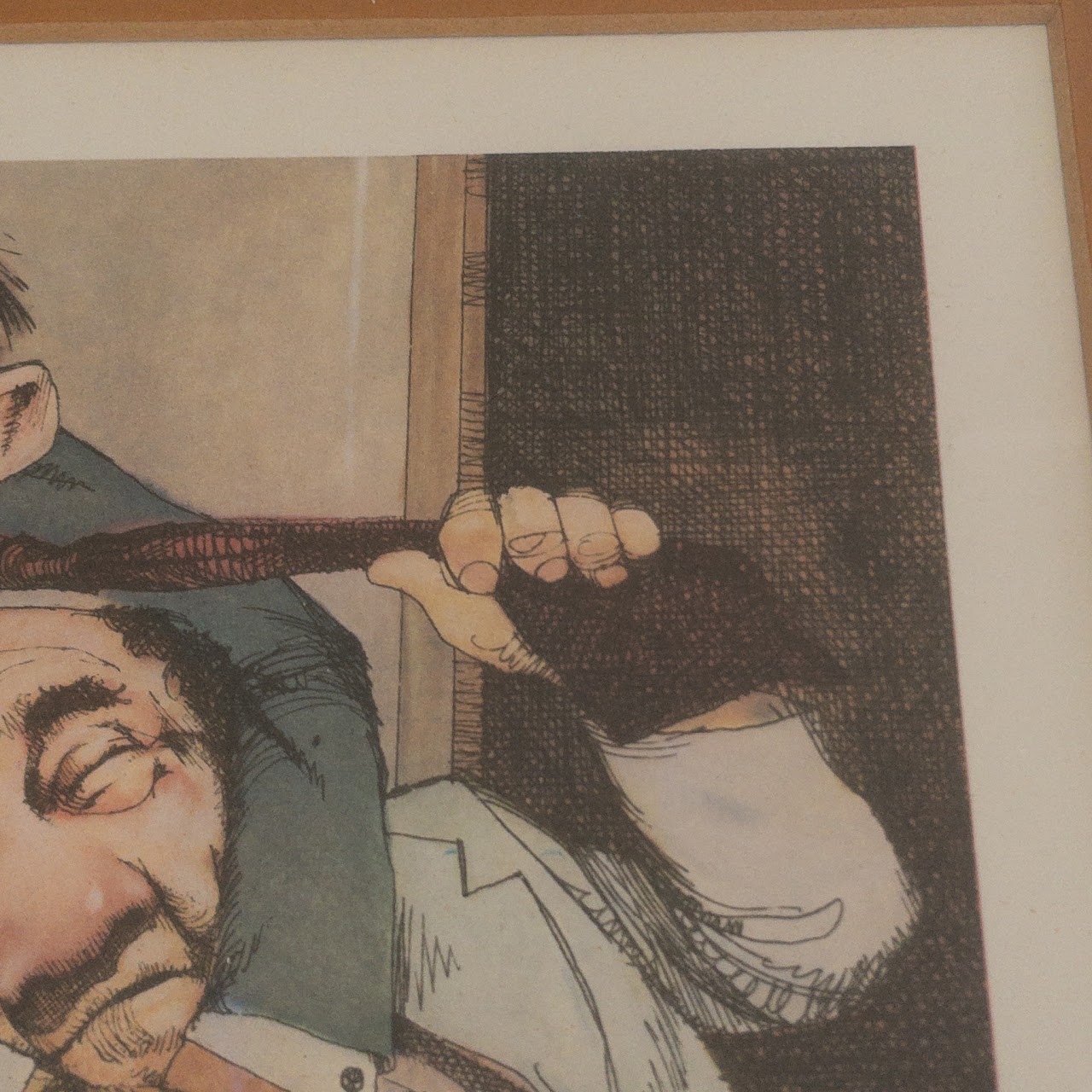 Charles Bragg Signed 'Out of Court Settlement' Print