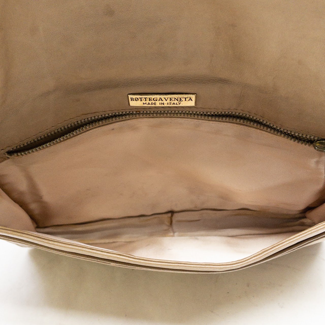 Bottega Veneta Vintage Intrecciato Leather Clutch