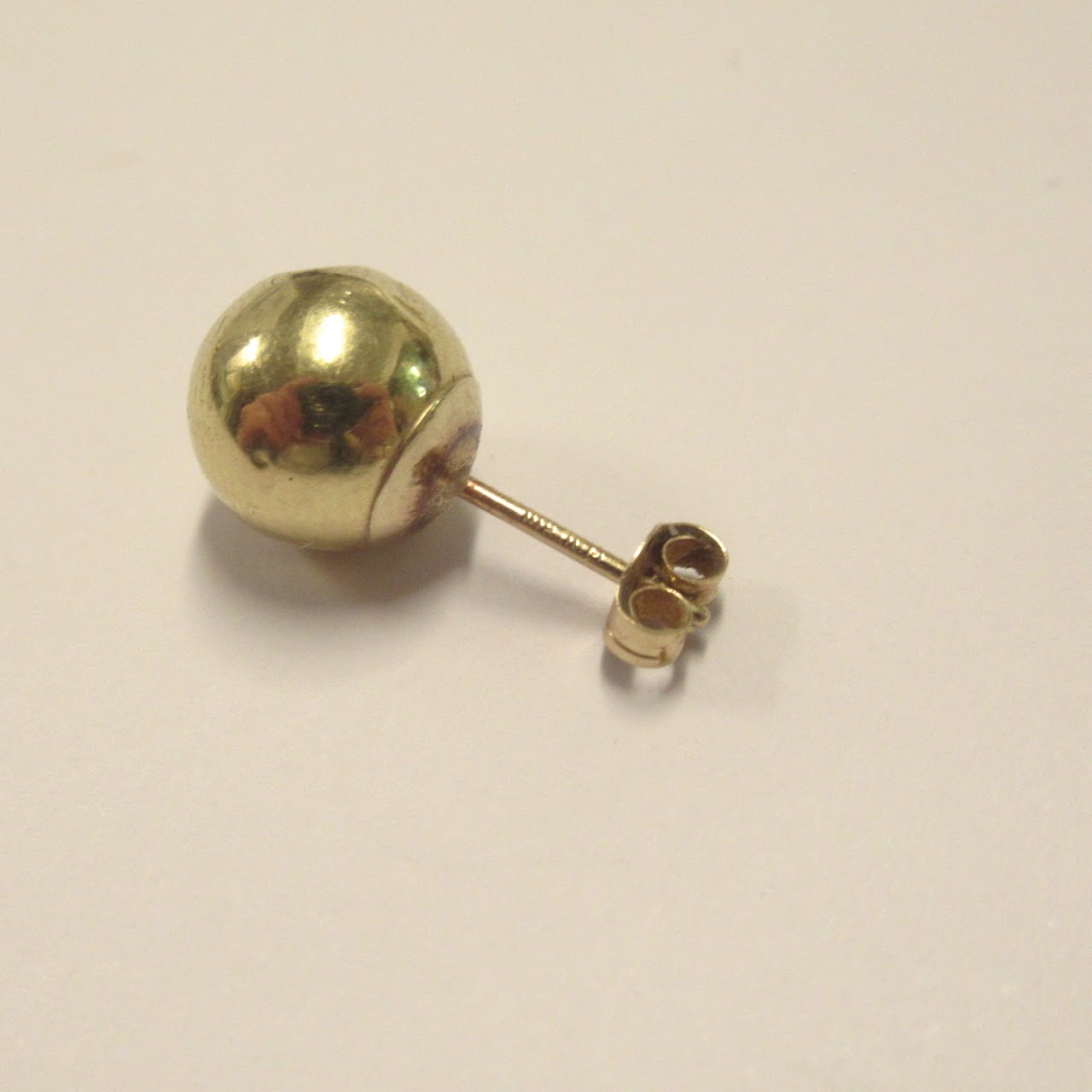 14K Gold Ball Stud Earrings