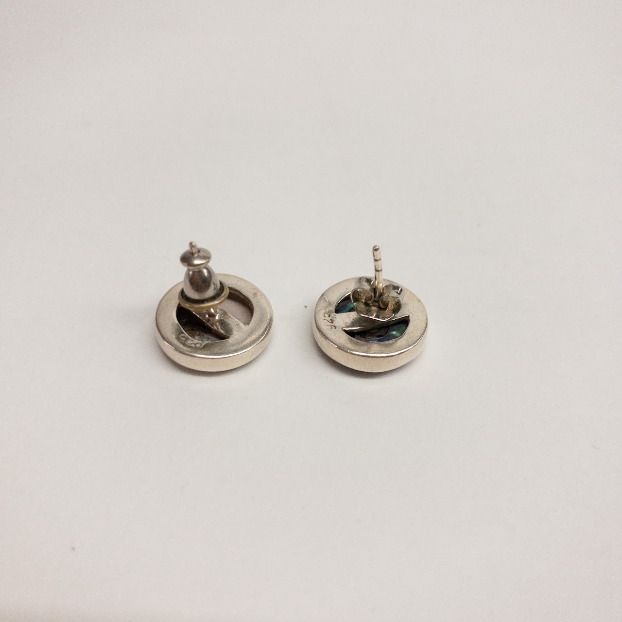 Sterling Silver & Abalone Earrings