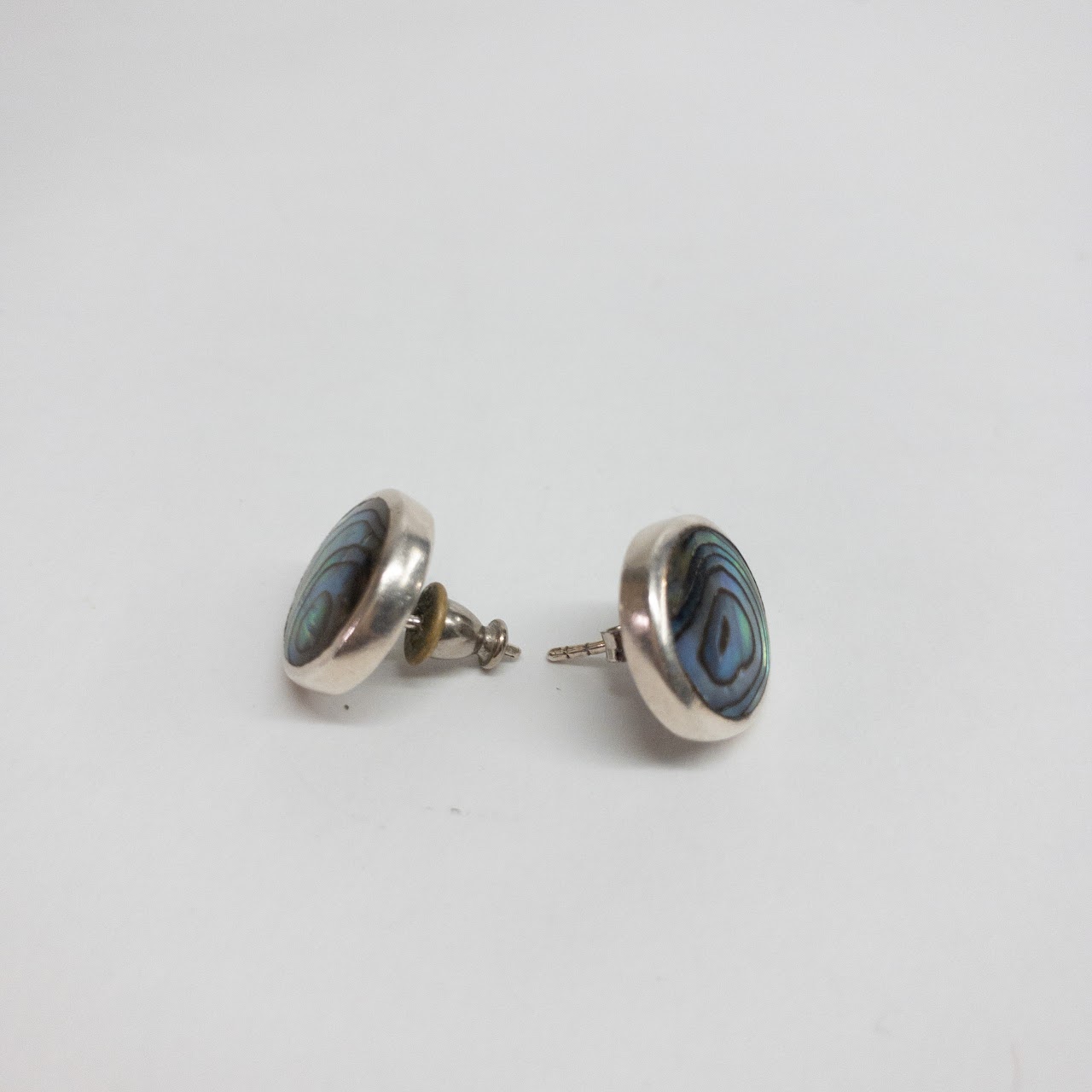 Sterling Silver & Abalone Earrings