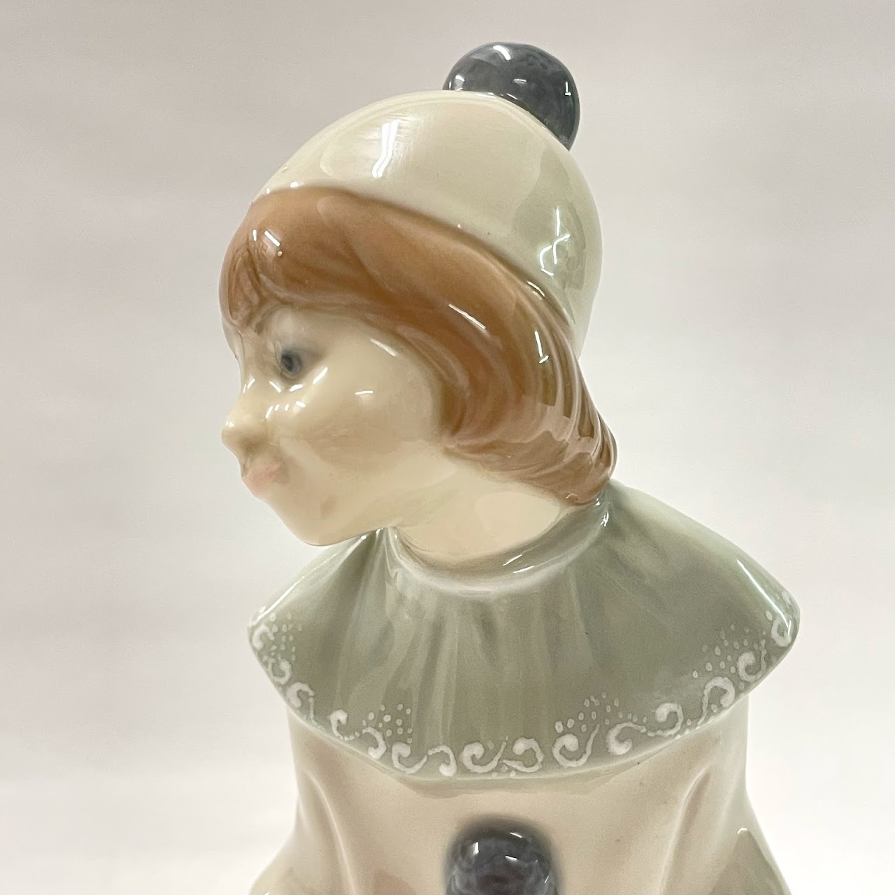 Lladró Sitting Clown on Dice  Figurine