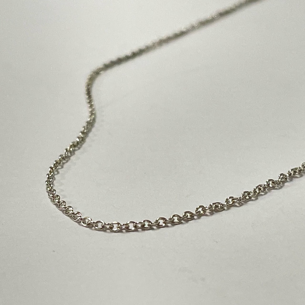 Tiffany & Co. Sterling Silver K Necklace