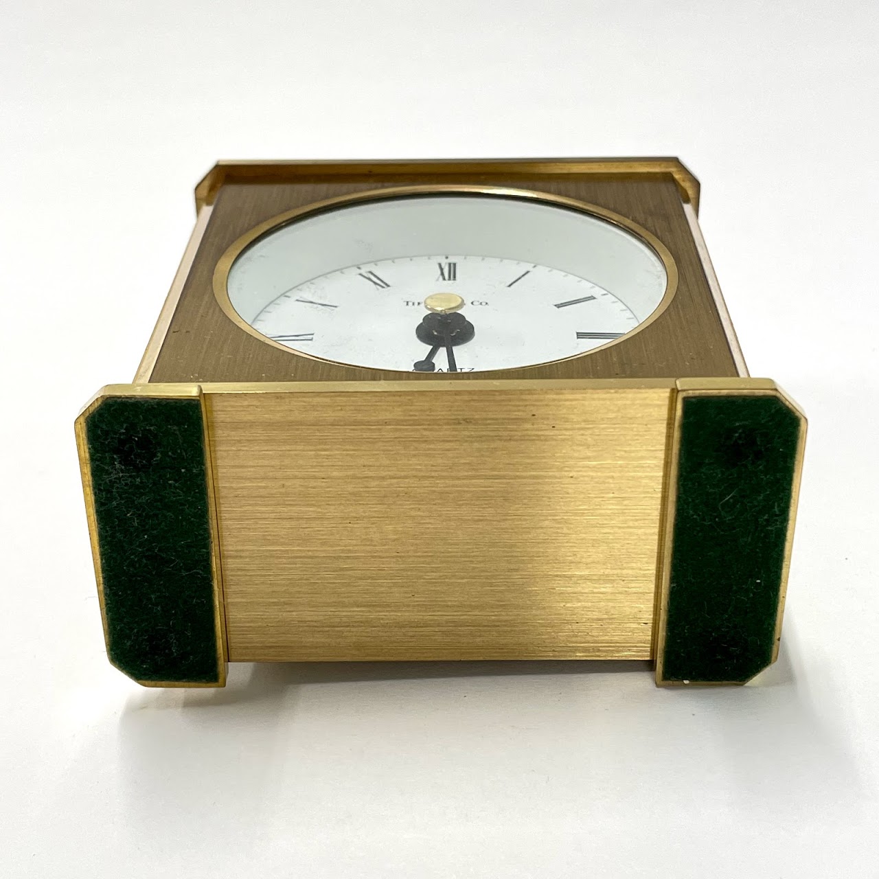 Tiffany & Co. Vintage Brass Desk Clock
