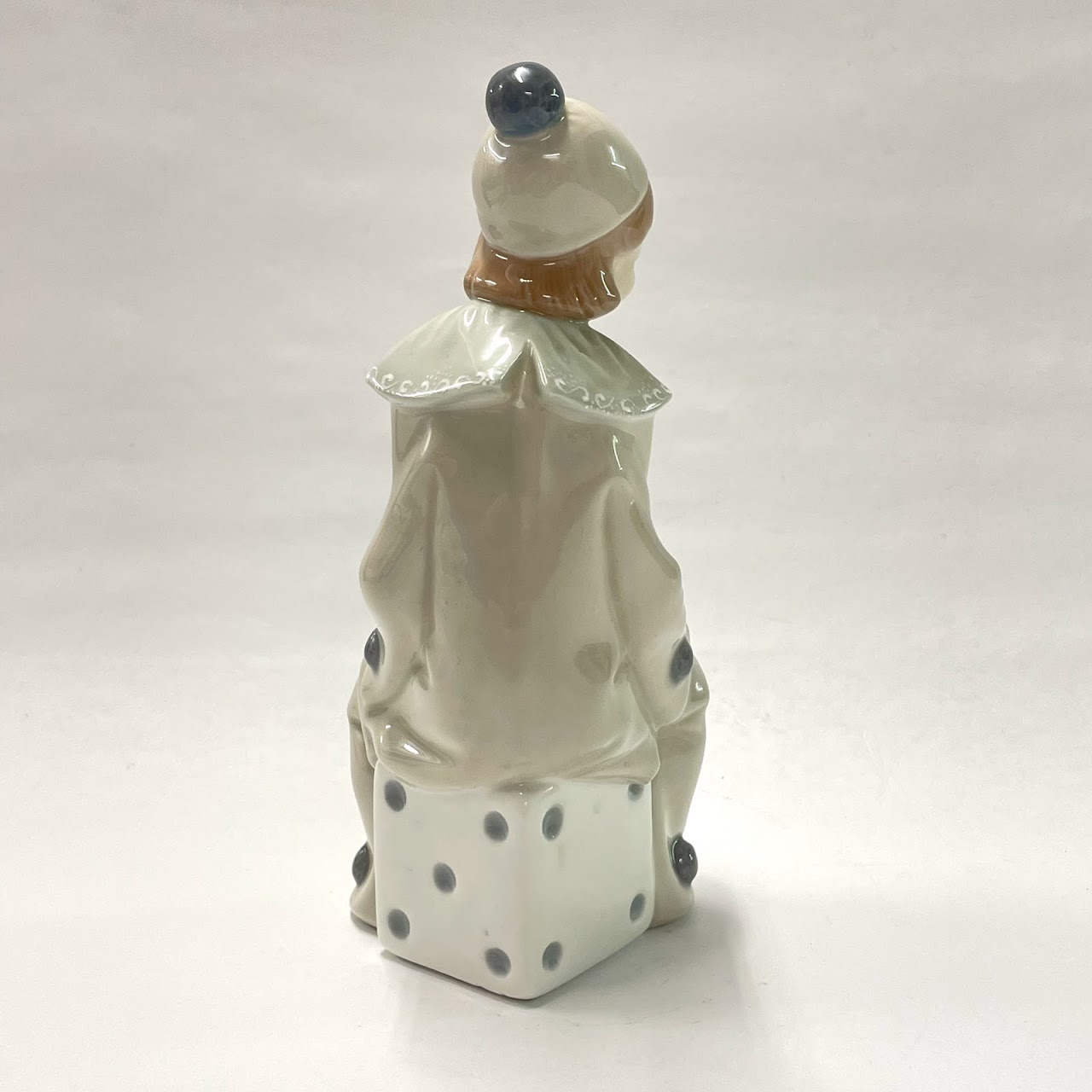 Lladró Sitting Clown on Dice  Figurine