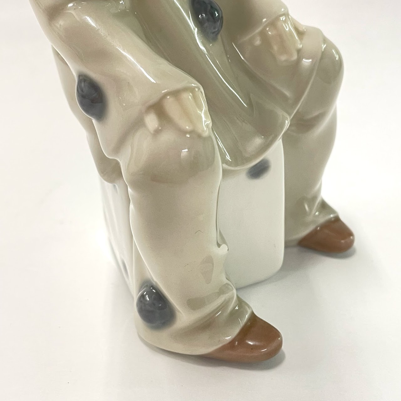 Lladró Sitting Clown on Dice  Figurine