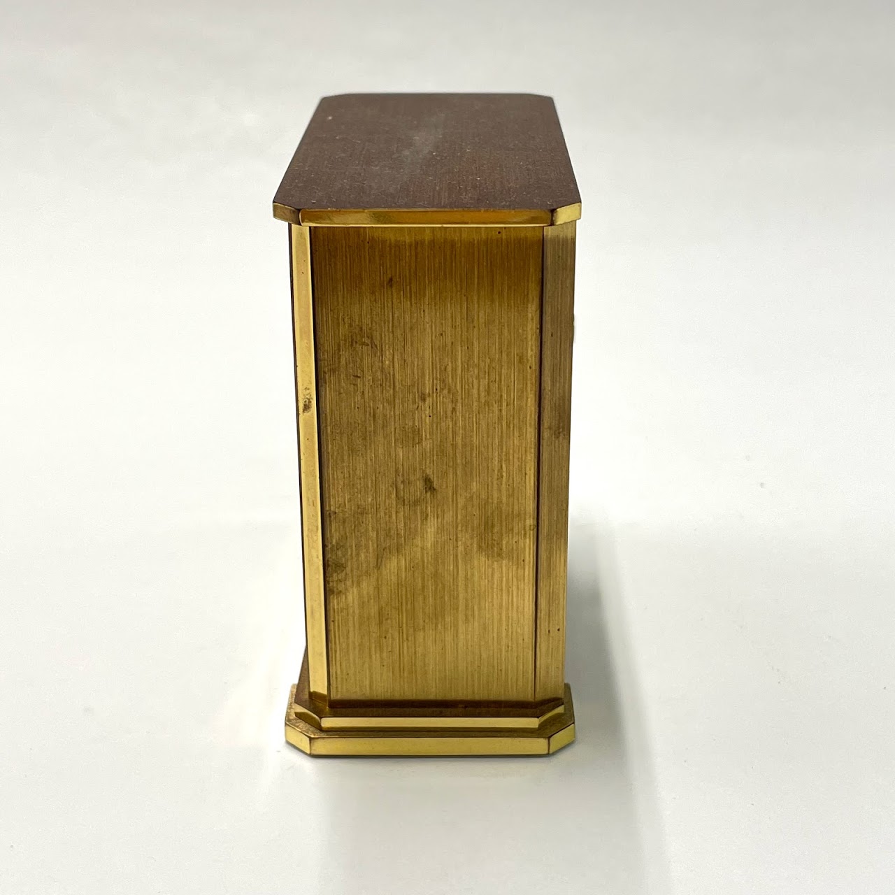 Tiffany & Co. Vintage Brass Desk Clock