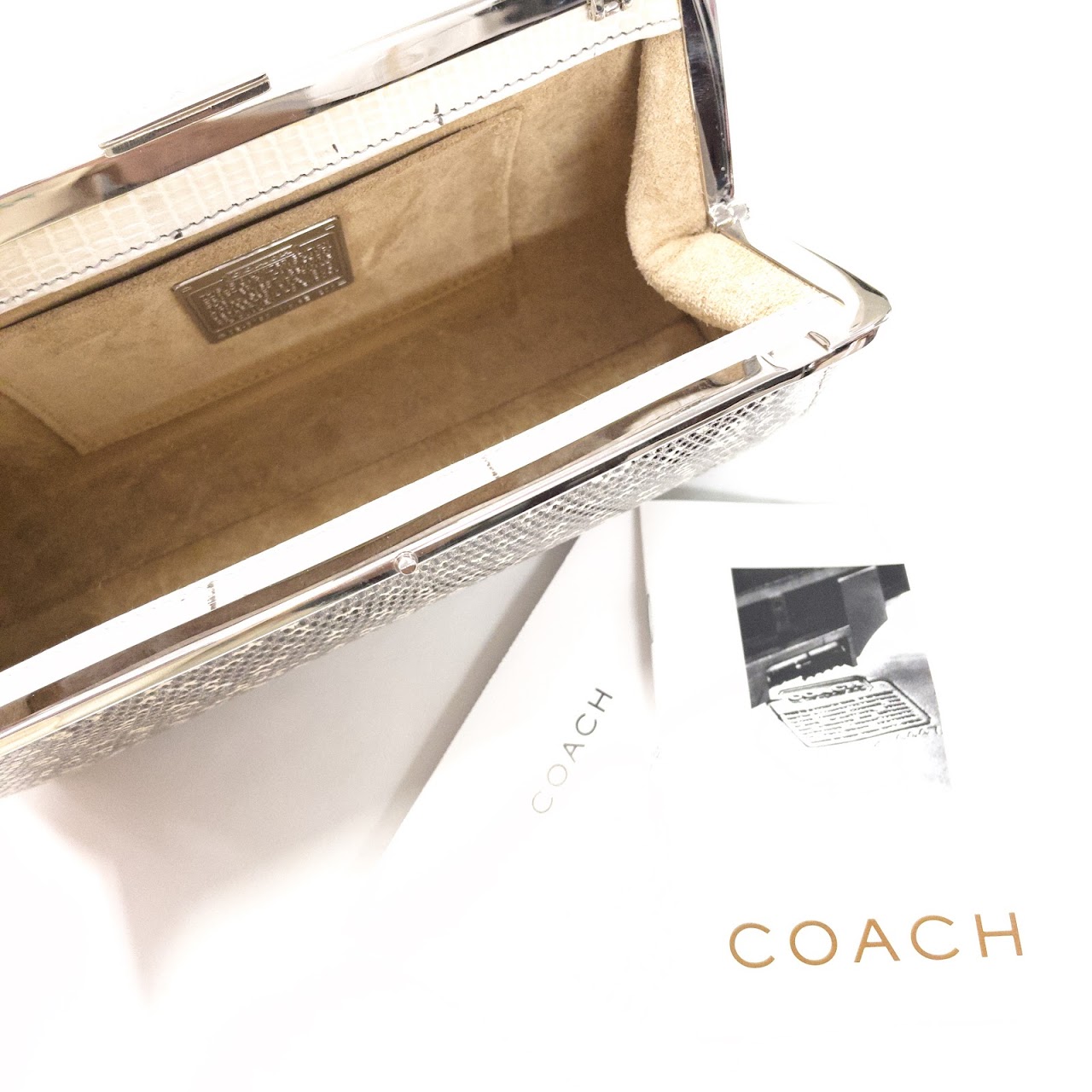 Coach Limited Edition Lizard Clutch