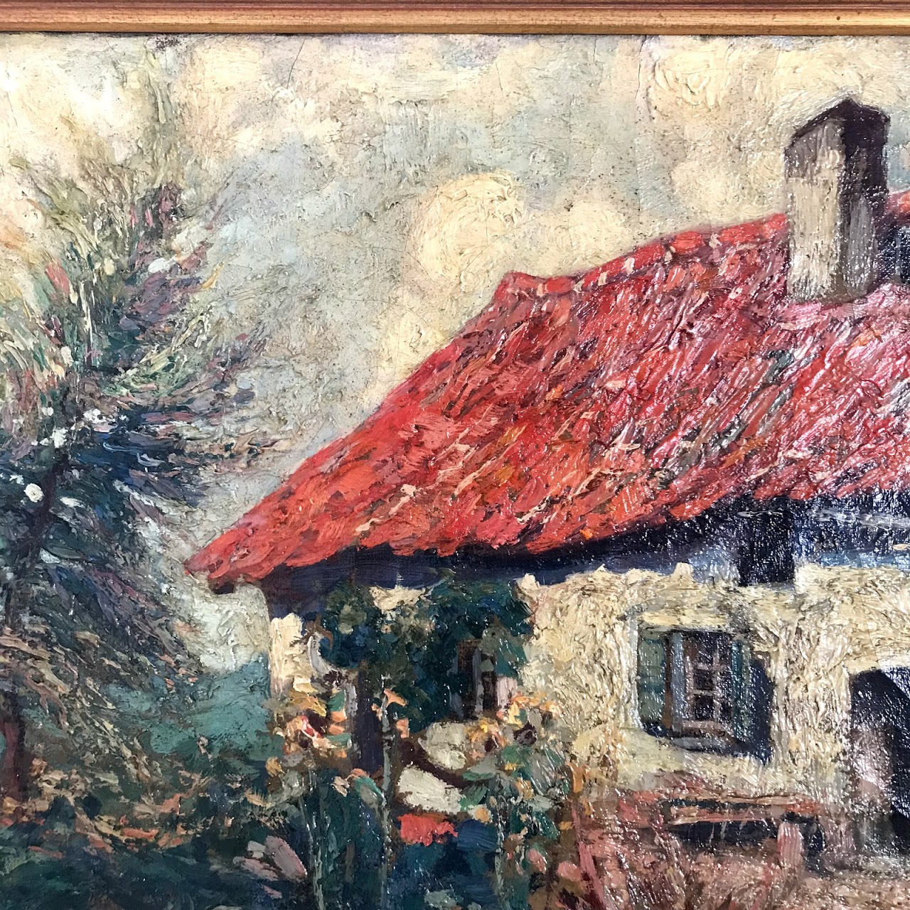 P. Van De Broek Signed Oil Painting