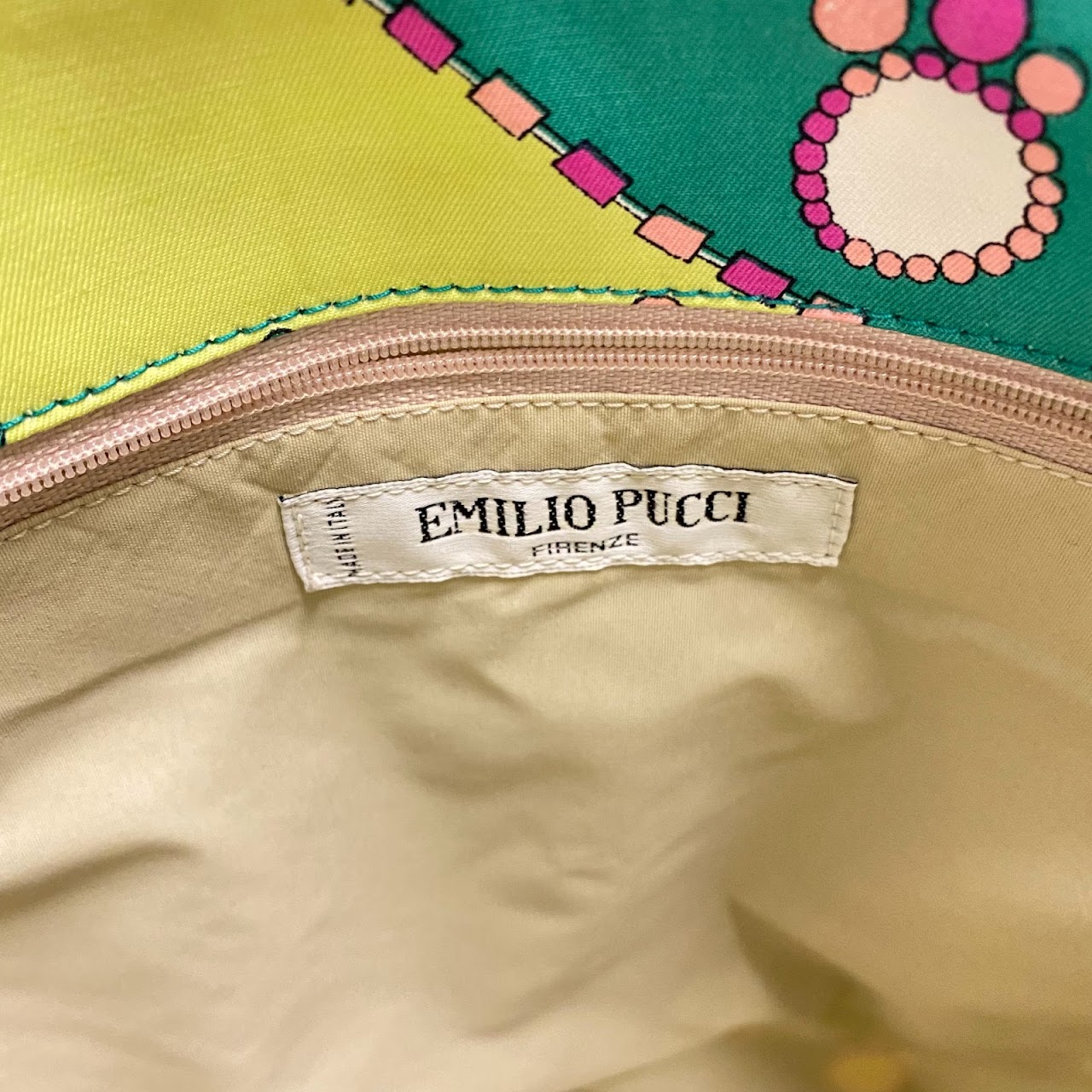 Emilio Pucci Graphic Print Tote Bag