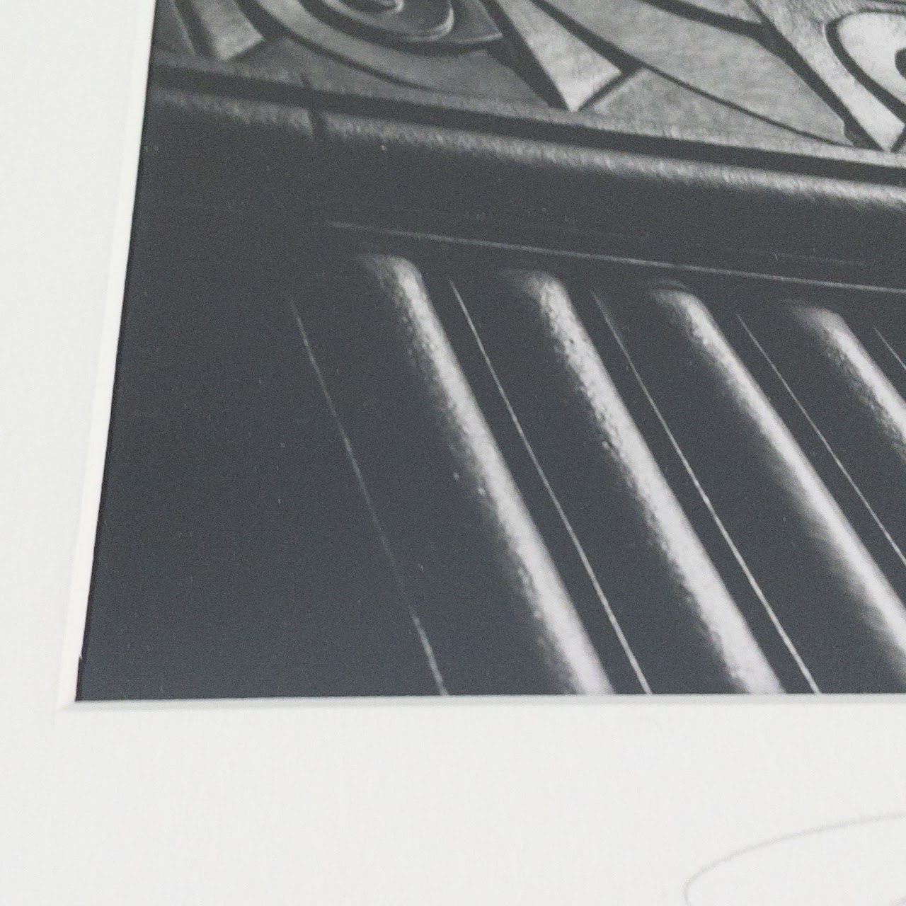 Signed Architectural Detail Photograph Pair