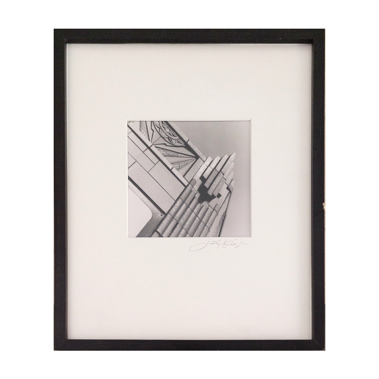 Signed Architectural Detail Photograph Pair