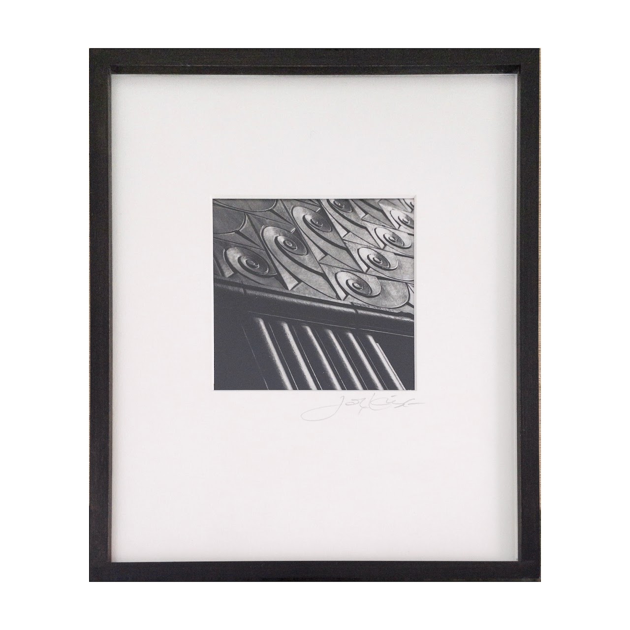 Signed Architectural Detail Photograph Pair