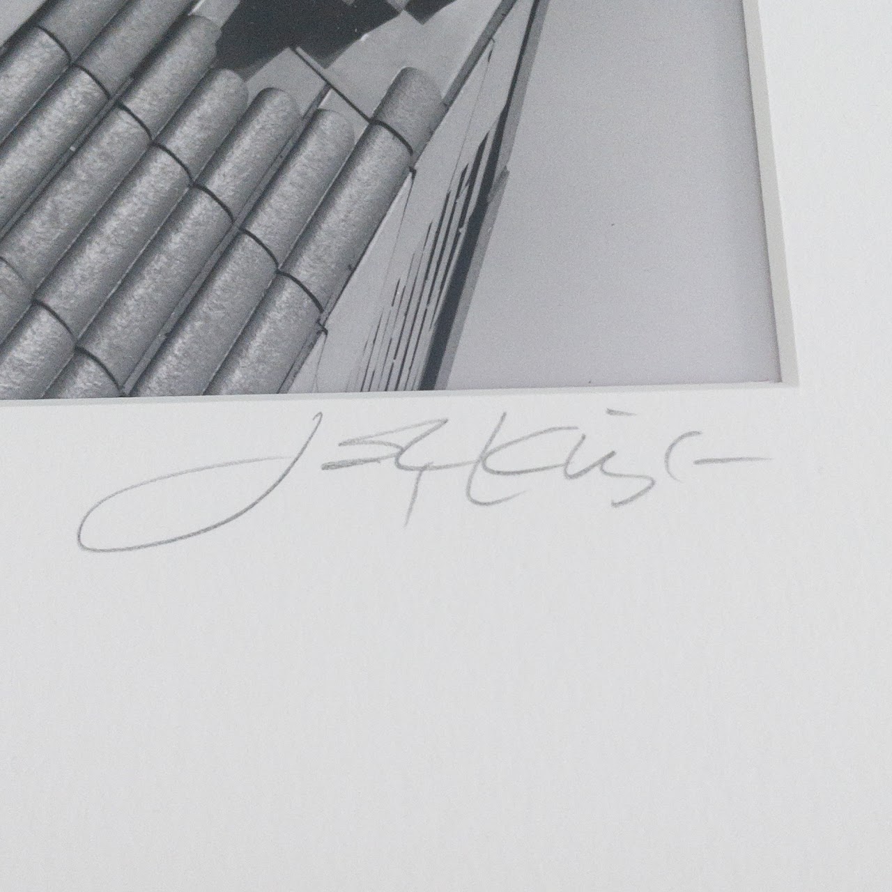 Signed Architectural Detail Photograph Pair