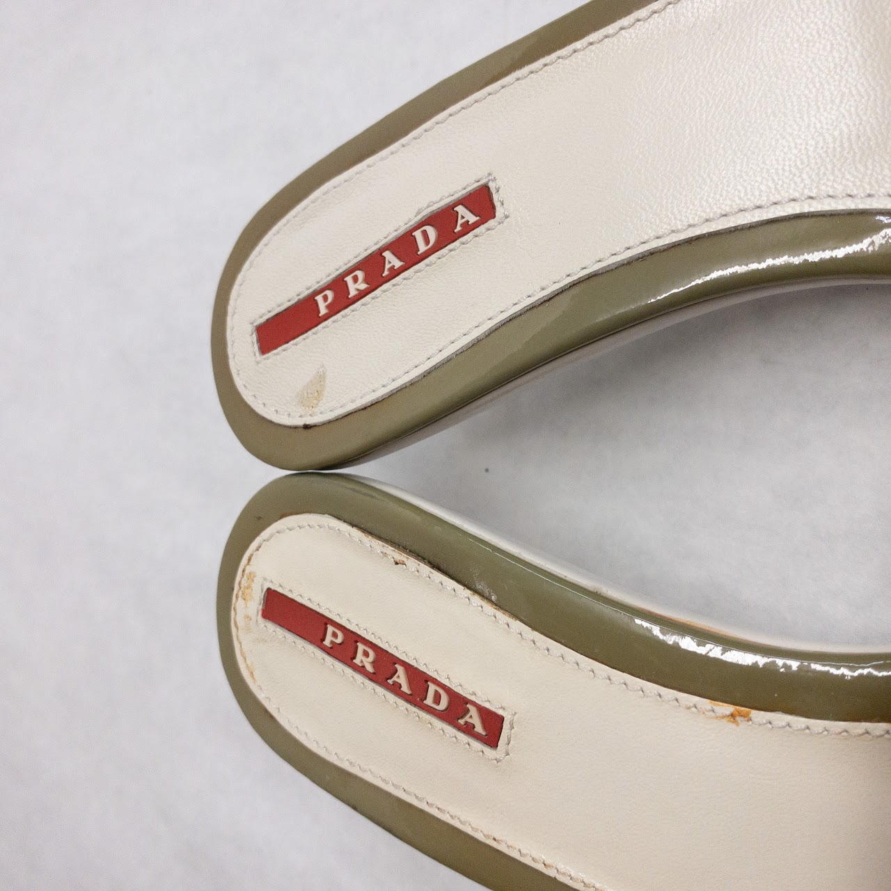 Prada Kitten Heel Slides