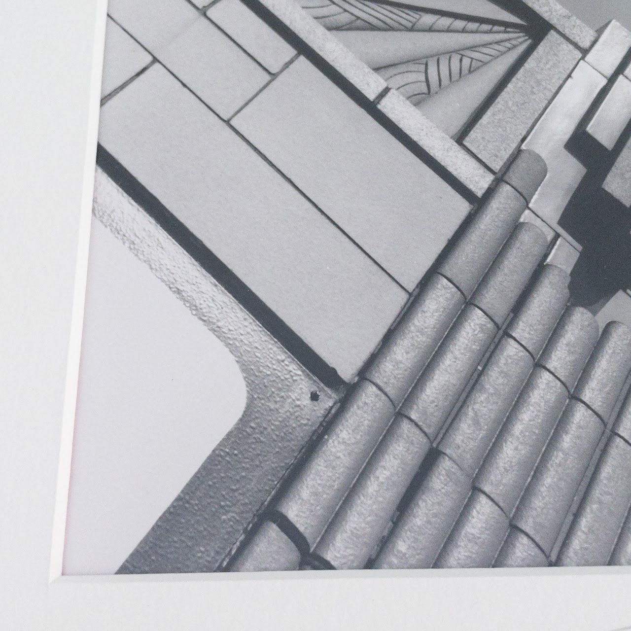 Signed Architectural Detail Photograph Pair