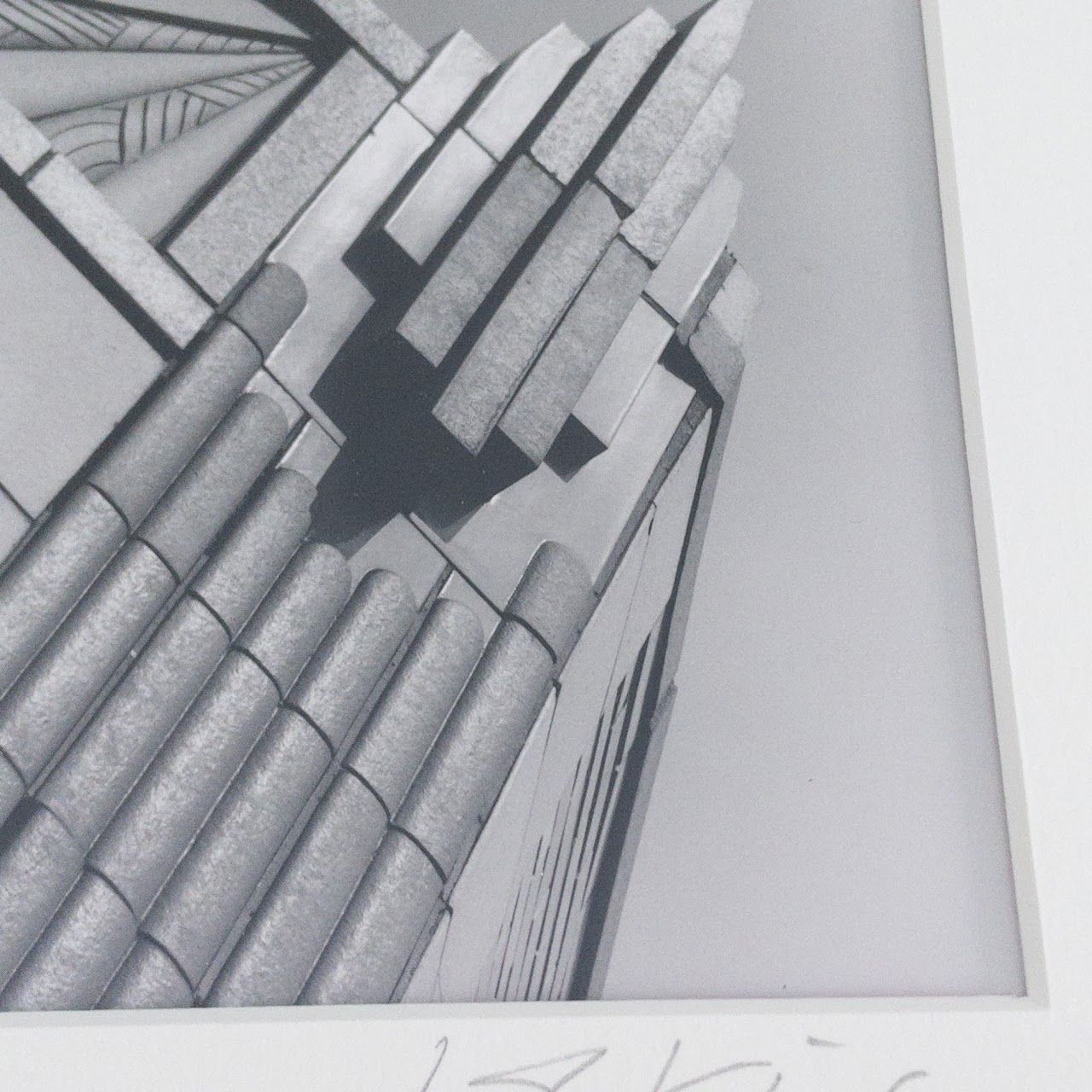 Signed Architectural Detail Photograph Pair