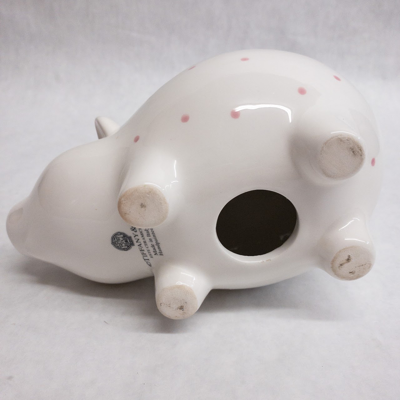 Tiffany & Co. Polka Dot Piggy Bank