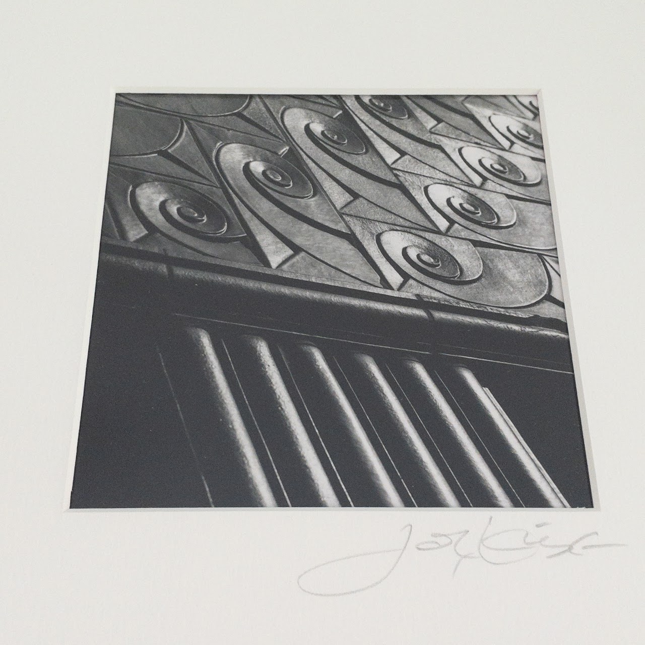 Signed Architectural Detail Photograph Pair