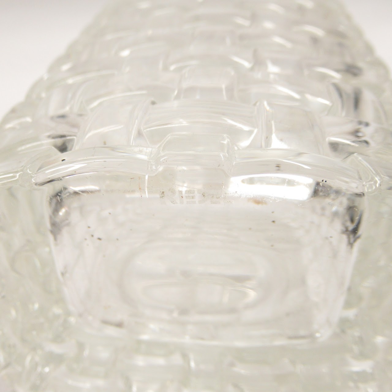 Riedel Crystal Basketweave Vase