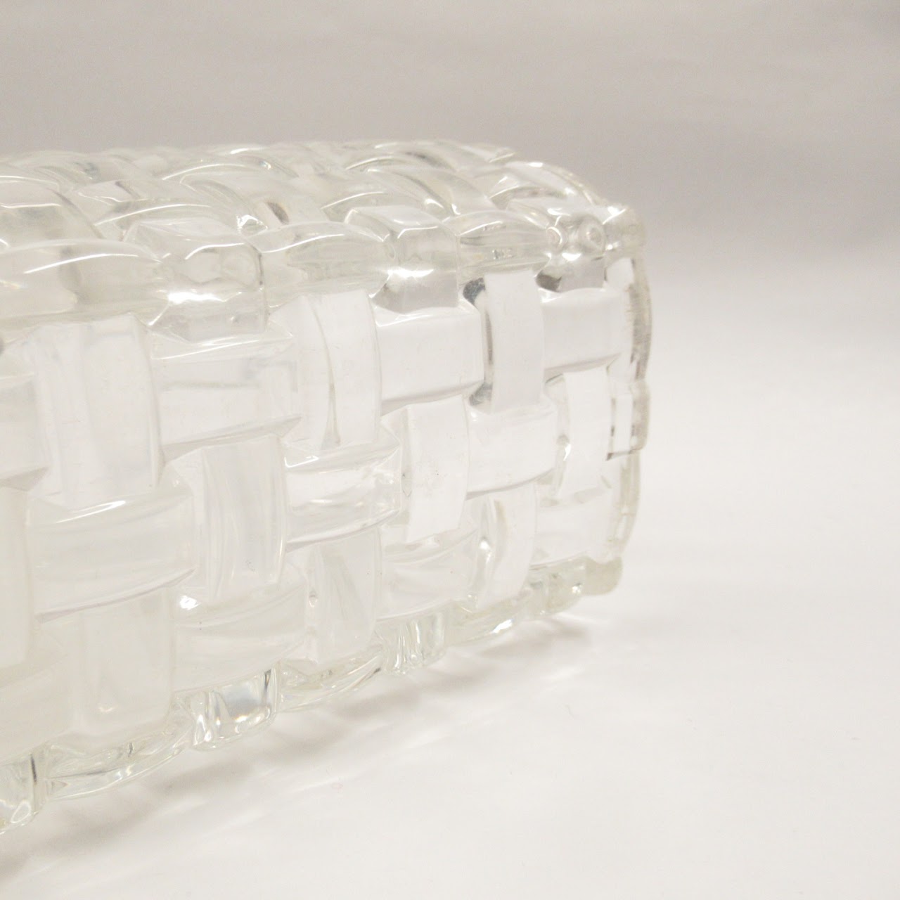 Riedel Crystal Basketweave Vase