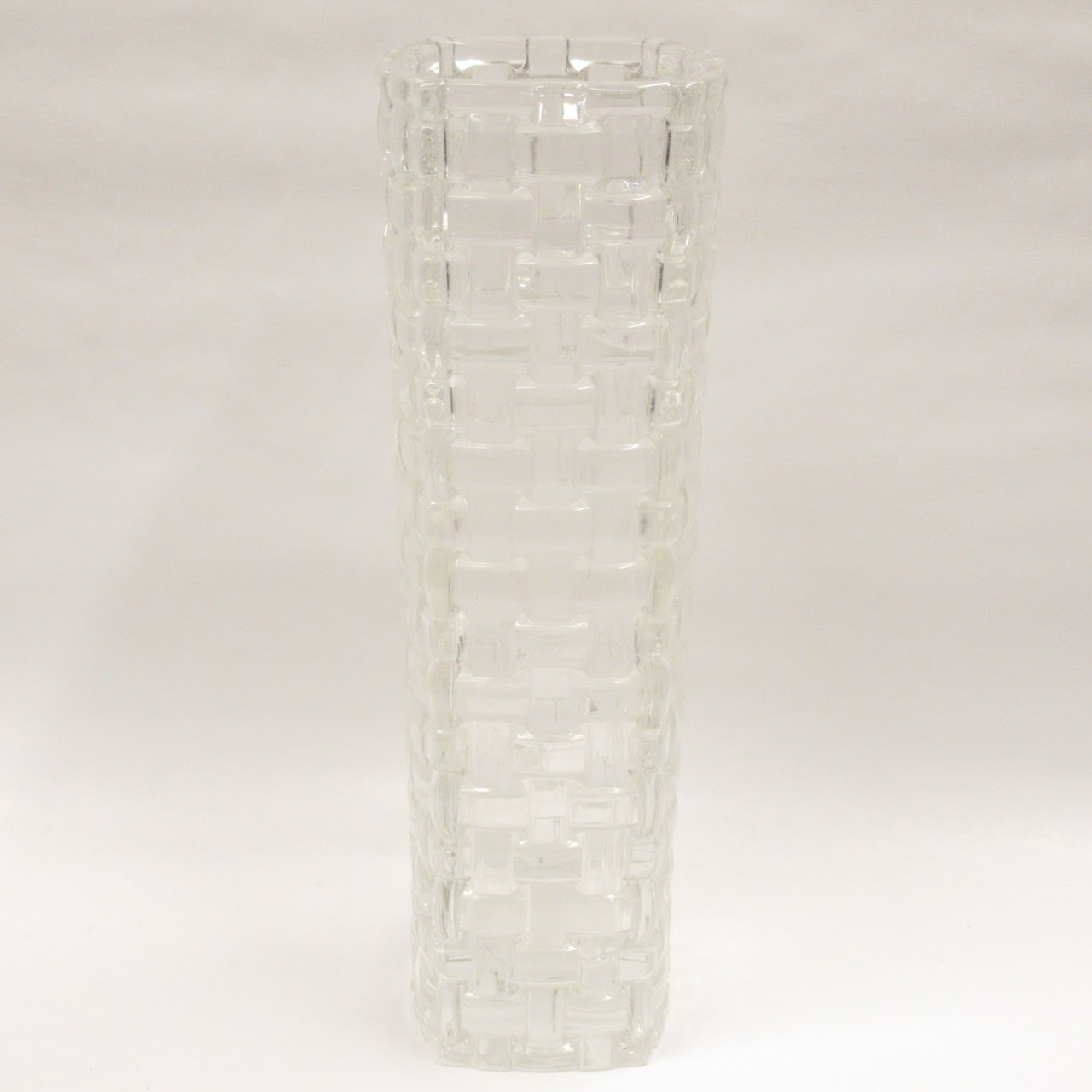 Riedel Crystal Basketweave Vase