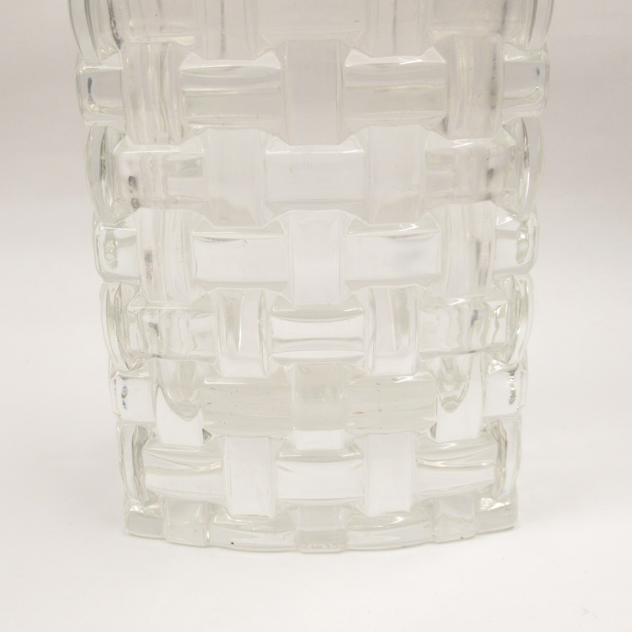 Riedel Crystal Basketweave Vase