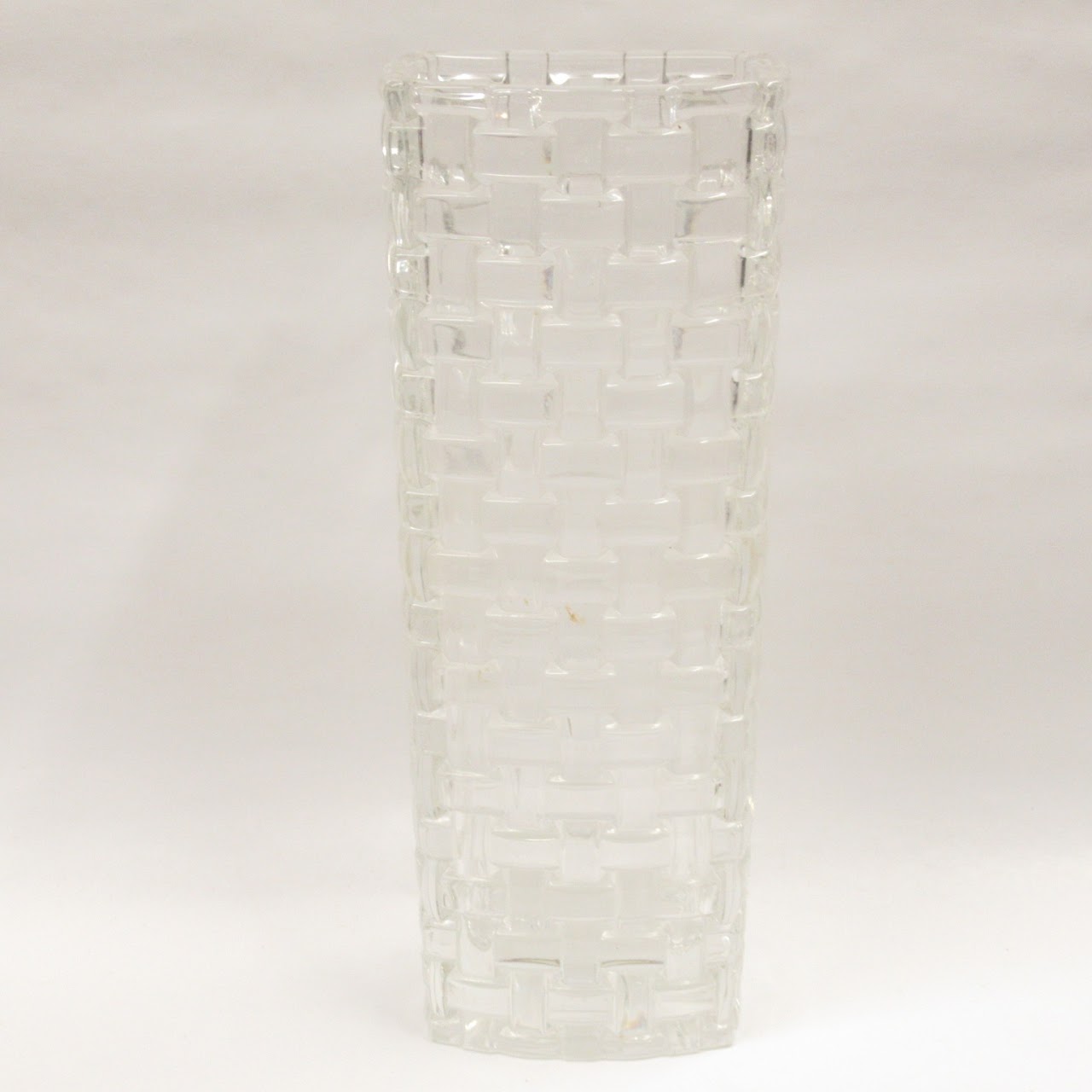 Riedel Crystal Basketweave Vase