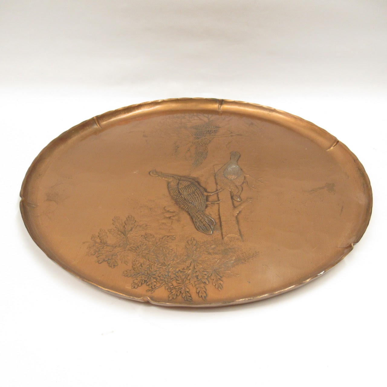 Wendell August Forge Bronze Wild Turkey Tray