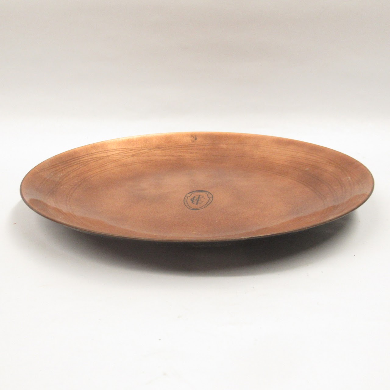 Inspiration Consolidated Copper Enameled Vintage Plate